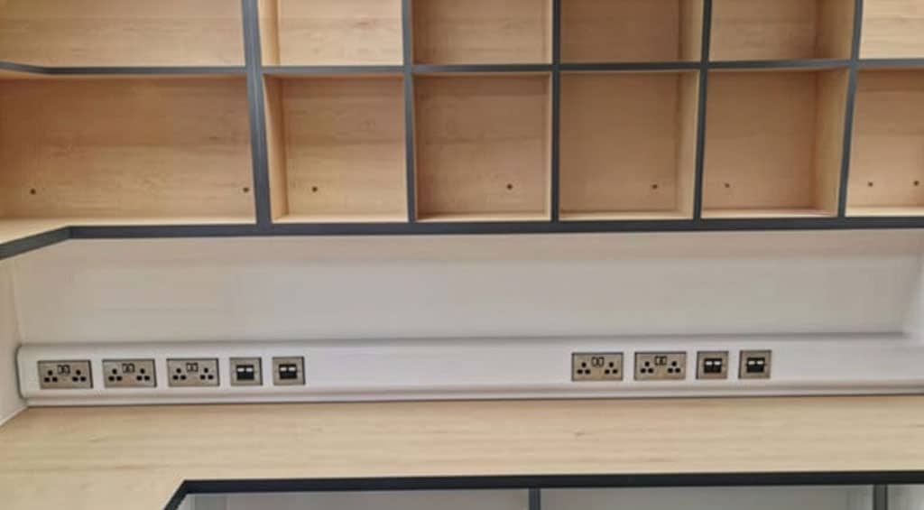 Marco ME3 Cat6a Trunking for Bangor Health Centre